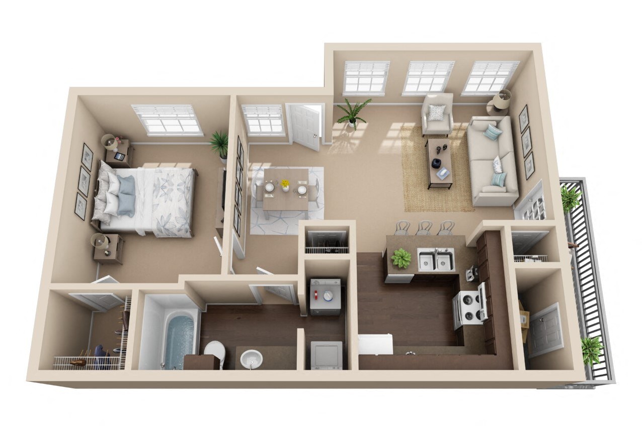 Osage Renovated floor plan